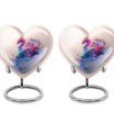 10-inch heart-shaped dragon urn, 