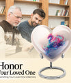 10-inch heart-shaped dragon urn, 