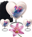 10-inch heart-shaped dragon urn, 