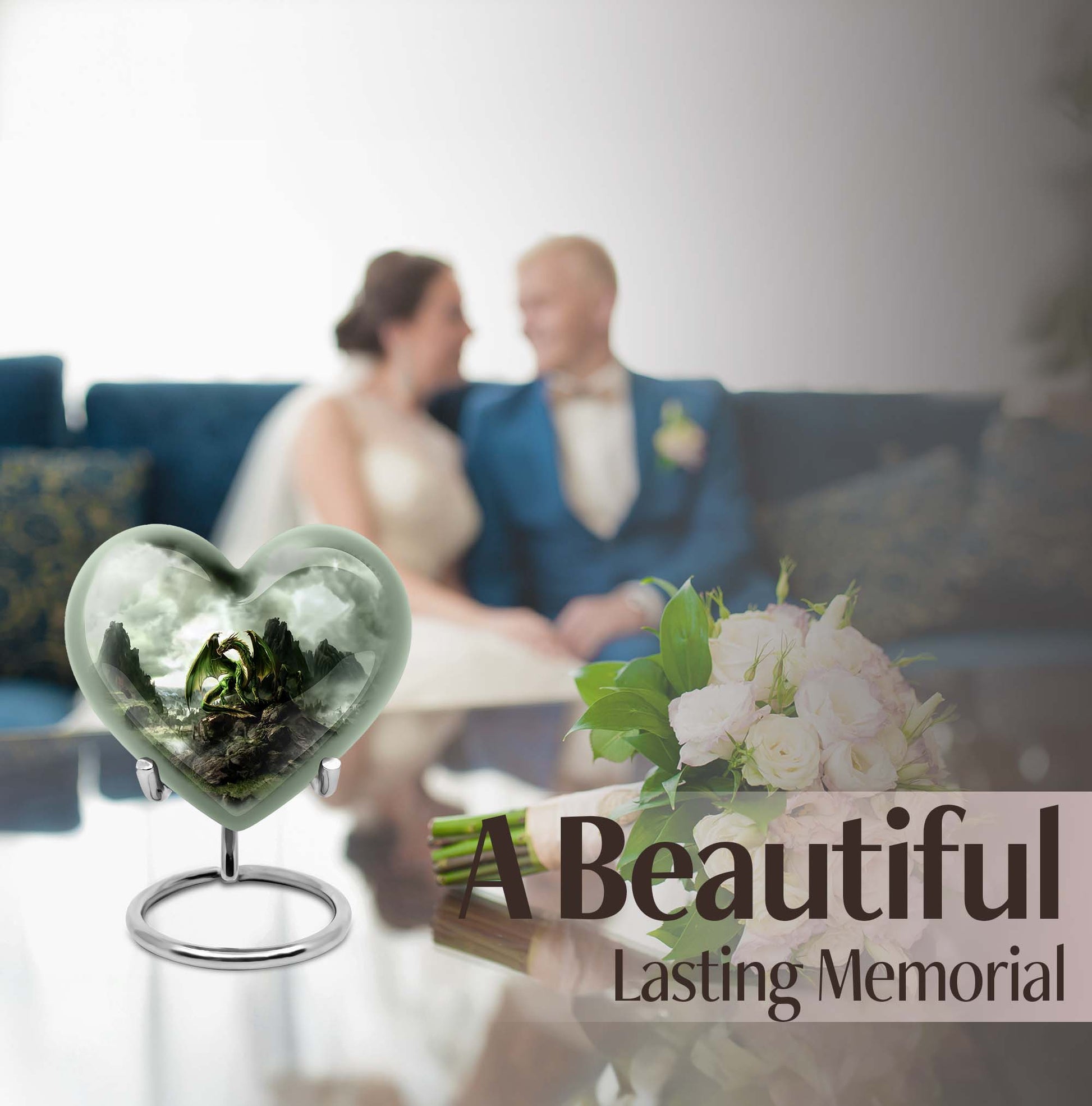  memorial urn for men's ashes