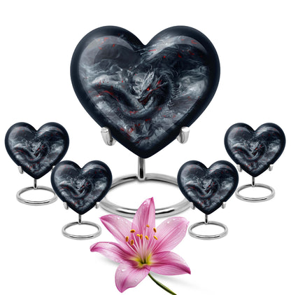 Heart Dragon Urn