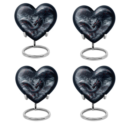 Heart Dragon Urn