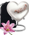  dragon themed heart urn for male adults, 
