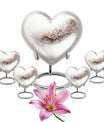  dragon themed heart urn for male adults, 