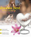  dragon themed heart urn for male adults, 