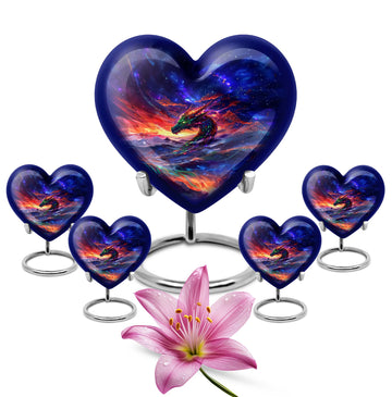 Large Urn with 4 Small Urn