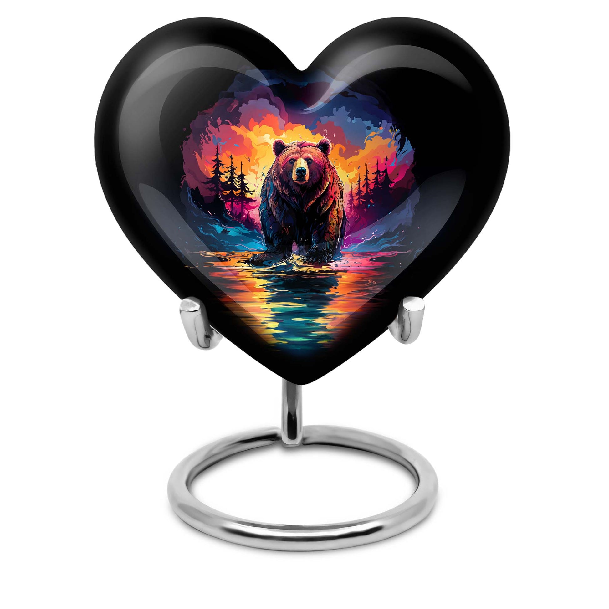 Grizzly bear urn