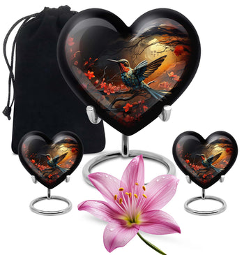 Large Urn with 2 Mini Urn