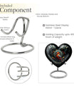 Heart design Cardinal Bird Urn for human ashes