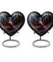 10-inch Cardinal Bird Heart Urn,  