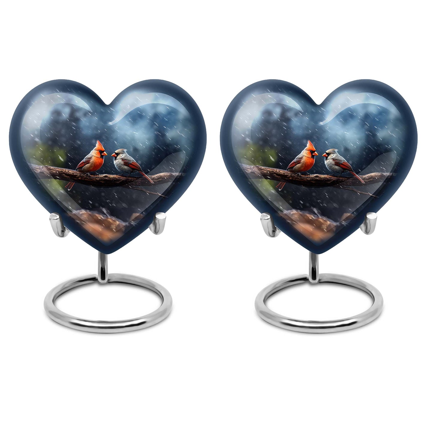 Cardinal Bird Urn