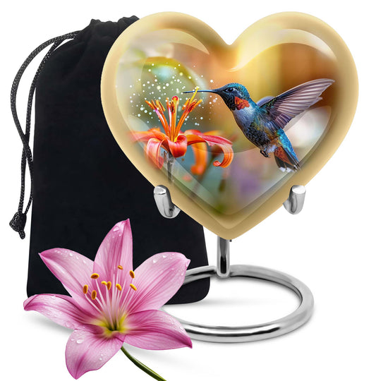  humming bird urn for male, 