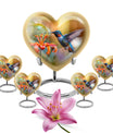  humming bird urn for male, 