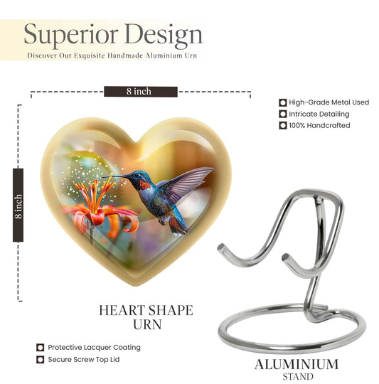  humming bird urn for male, 