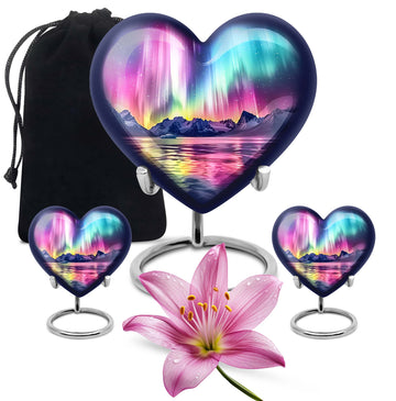 Large Urn with 2 Mini Urn