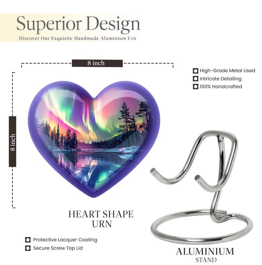 AURORA Heart Urn