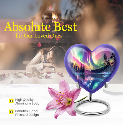 AURORA Heart Urn