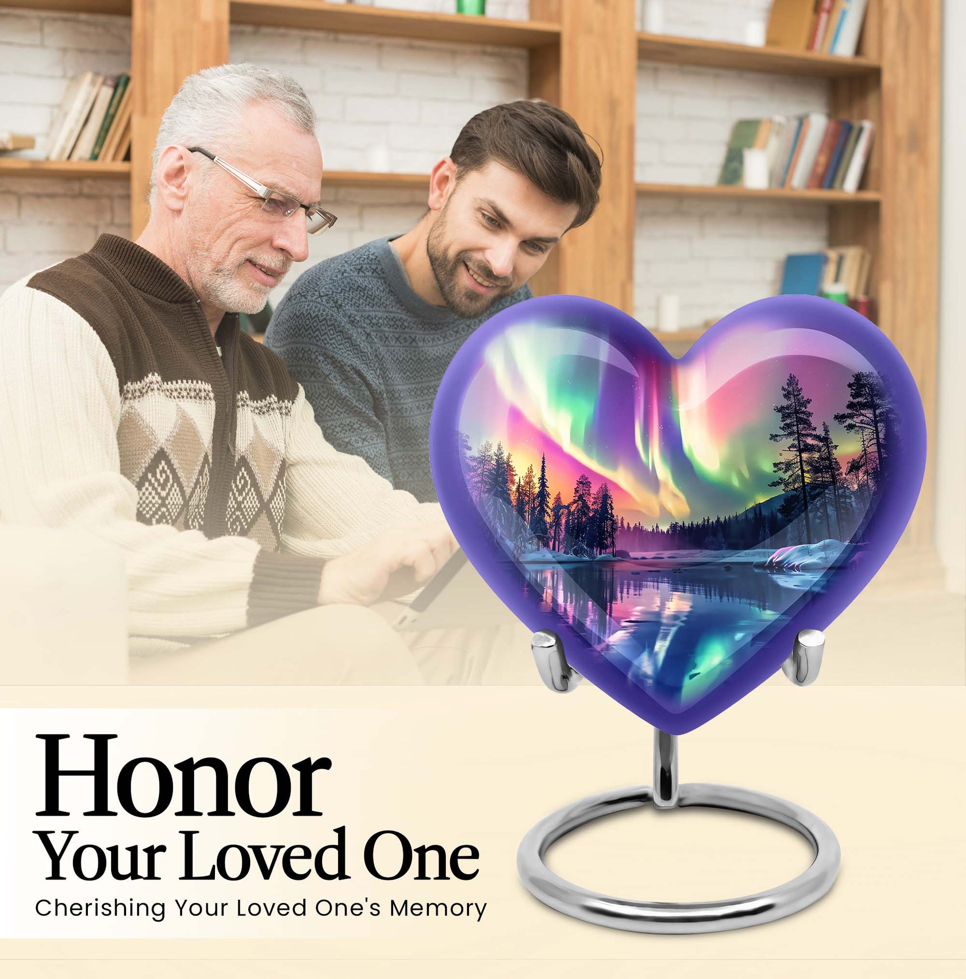 AURORA Heart Urn
