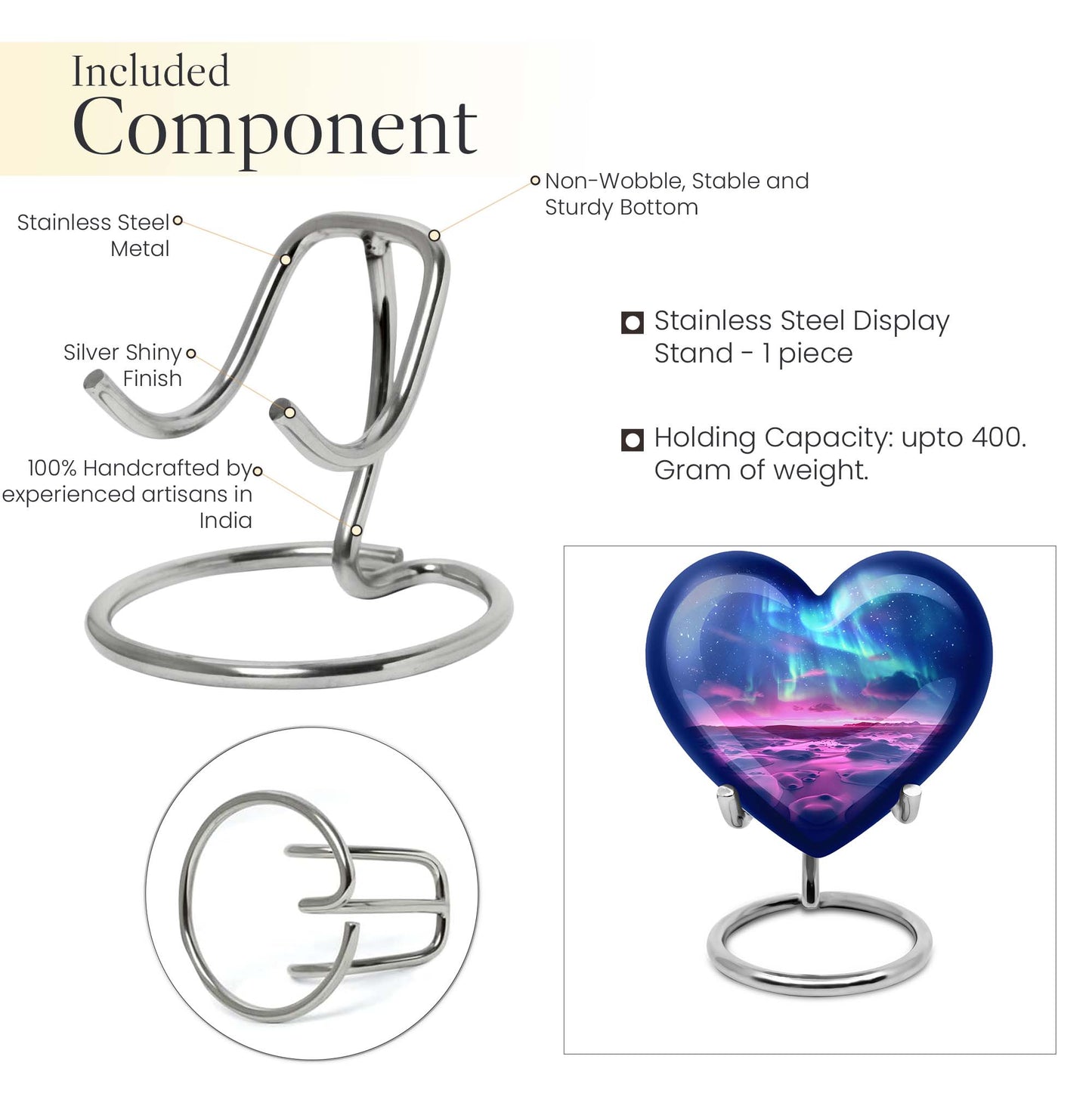  AURORA, personalized cremation urn 