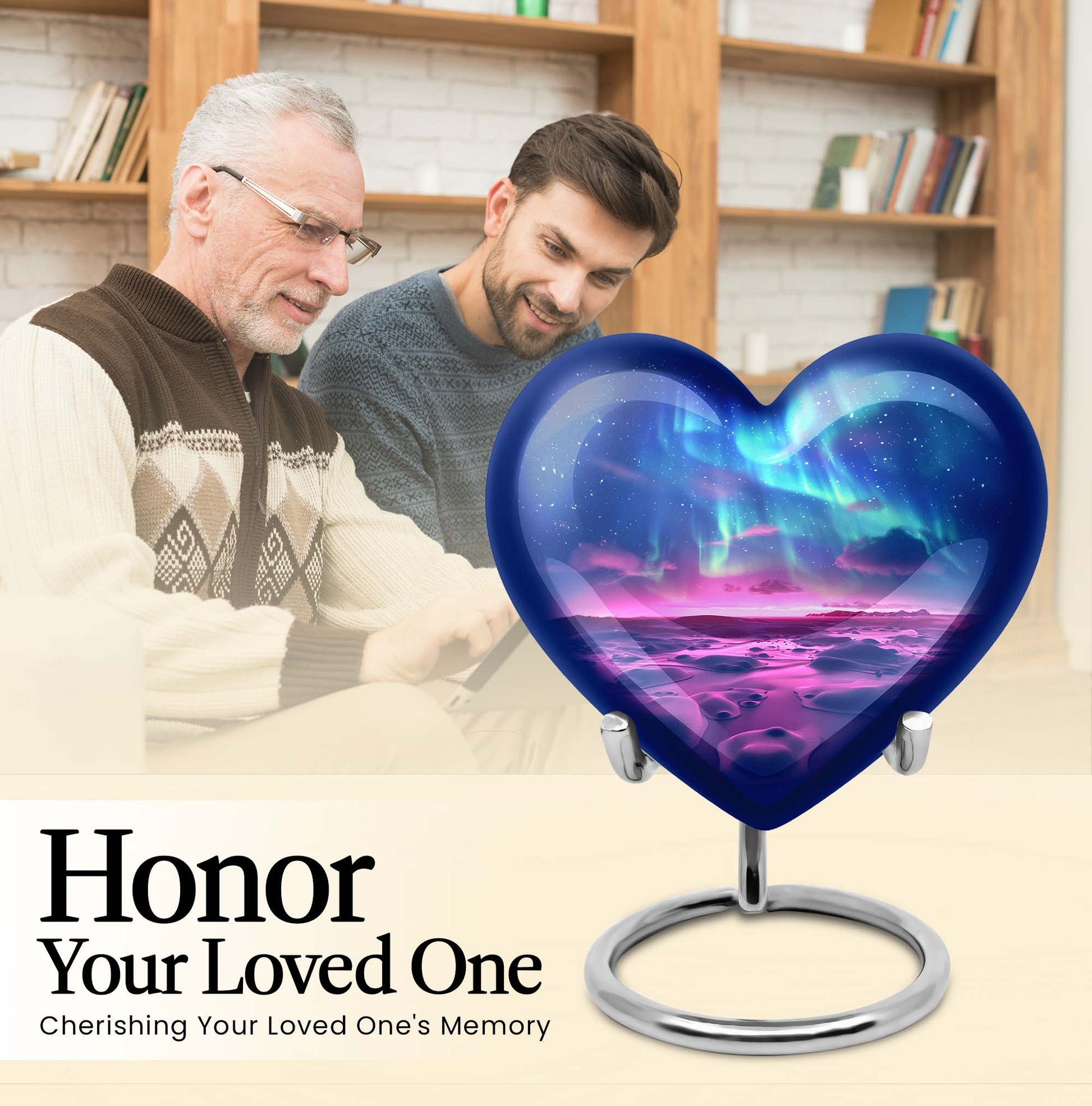  AURORA, personalized cremation urn 