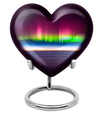 Abstract heart AURORA urn, burial ash urn