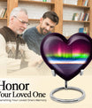 Abstract heart AURORA urn, burial ash urn