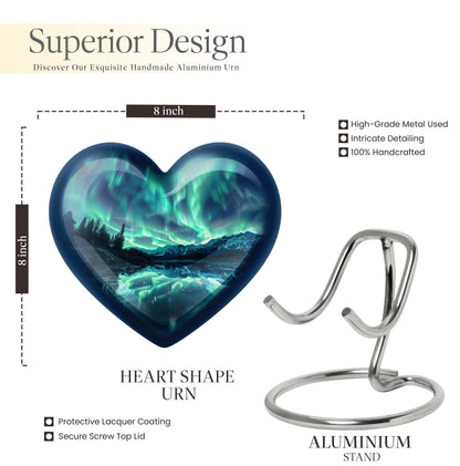 AURORA Borealis cremation urn for dad