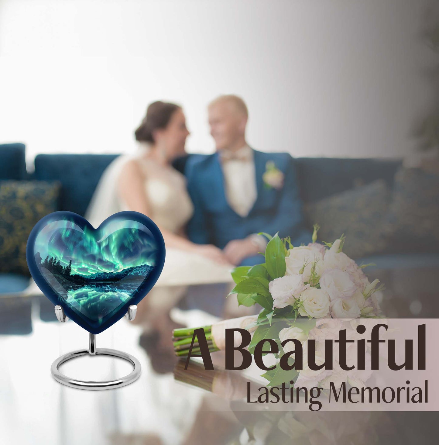AURORA Borealis cremation urn for dad