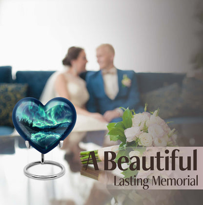 AURORA Borealis cremation urn for dad