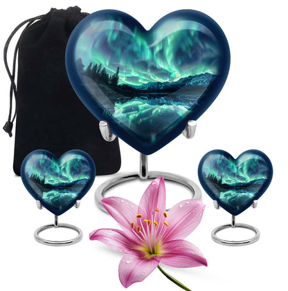 AURORA Borealis cremation urn for dad