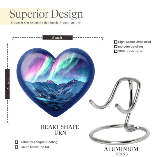 AURORA Heart Urn
