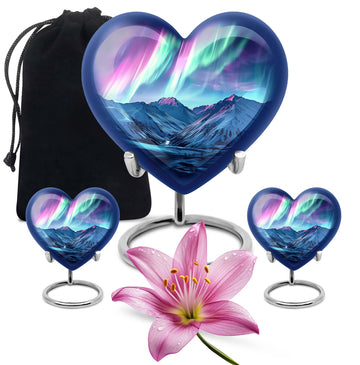 Large Urn with 2 Mini Urn