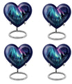 AURORA 10-inch heart-shaped urn for human 