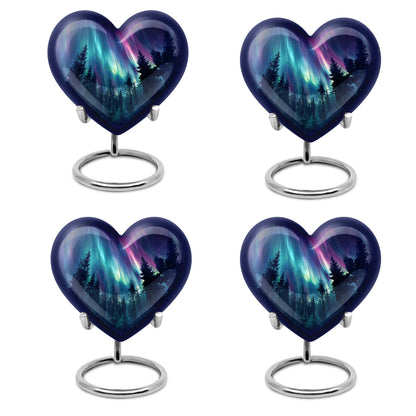 AURORA 10-inch heart-shaped urn for human 