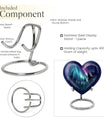 AURORA 10-inch heart-shaped urn for human 