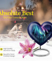 AURORA 10-inch heart-shaped urn for human 