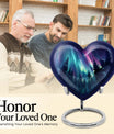 AURORA 10-inch heart-shaped urn for human 