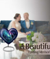 AURORA 10-inch heart-shaped urn for human 