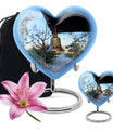 heart-shaped bell urn