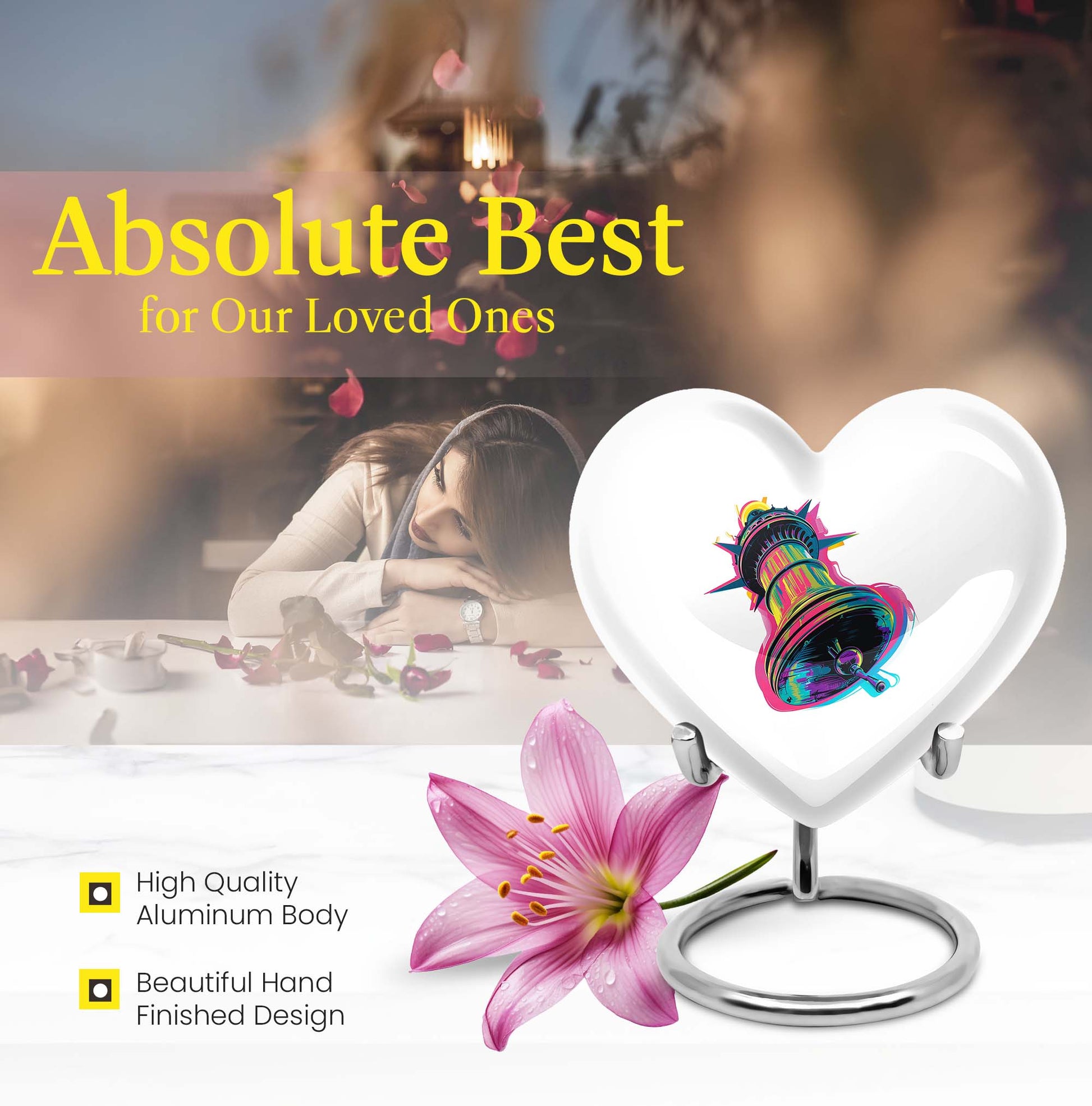  memorial human urn for ashes