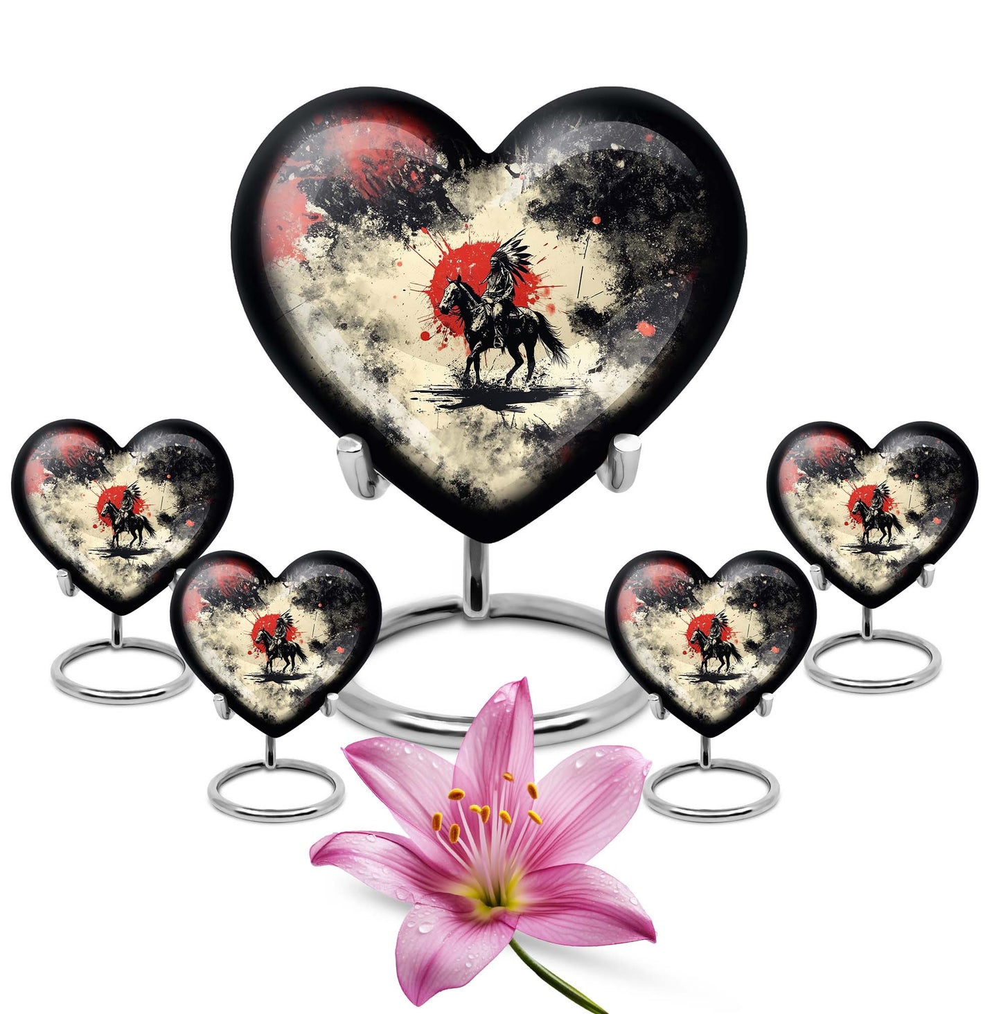 Heart-shaped native American urn
