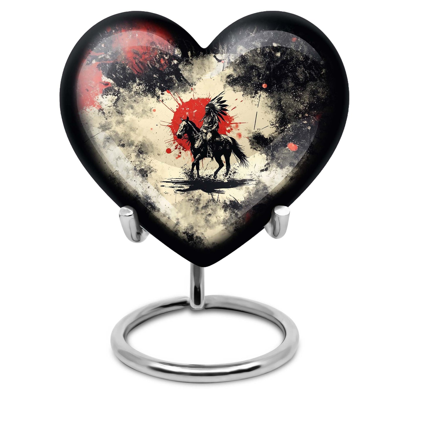 Heart-shaped native American urn