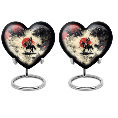 Heart-shaped native American urn
