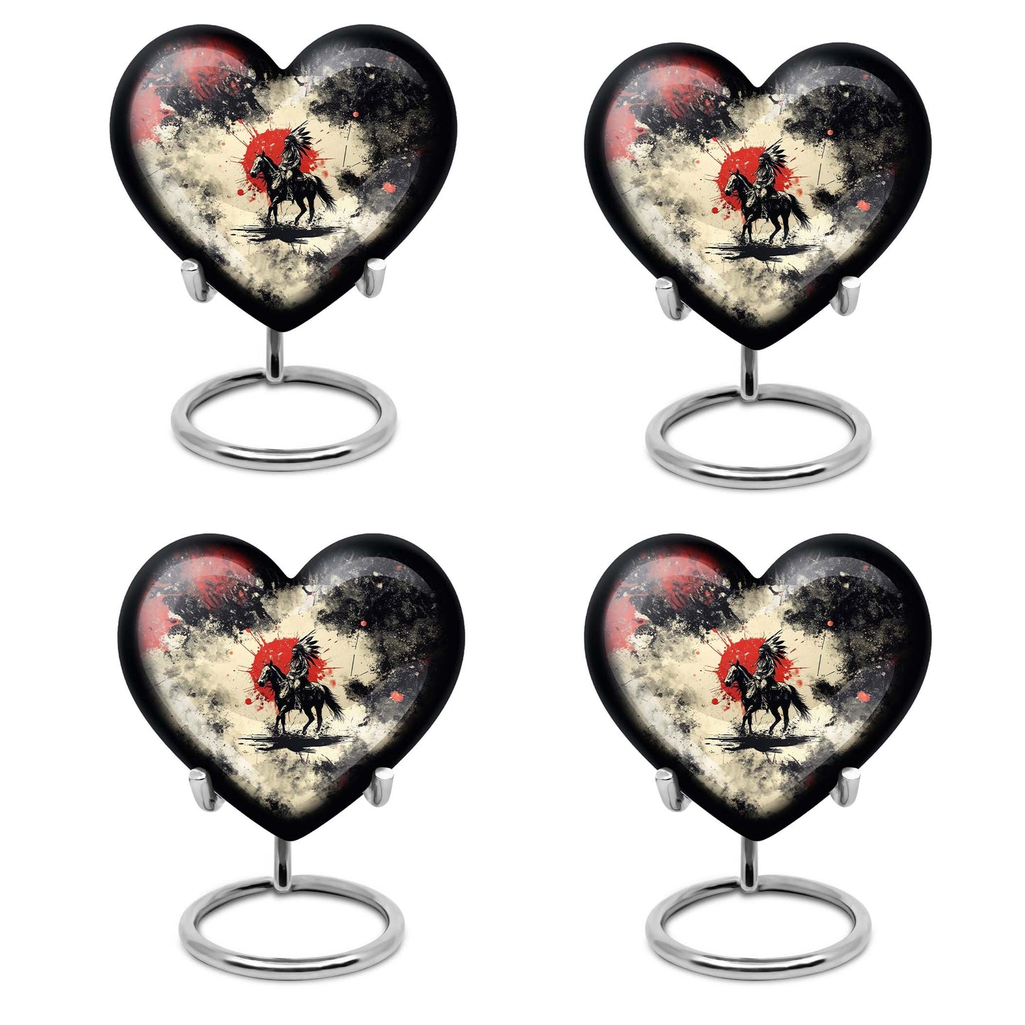 Heart-shaped native American urn