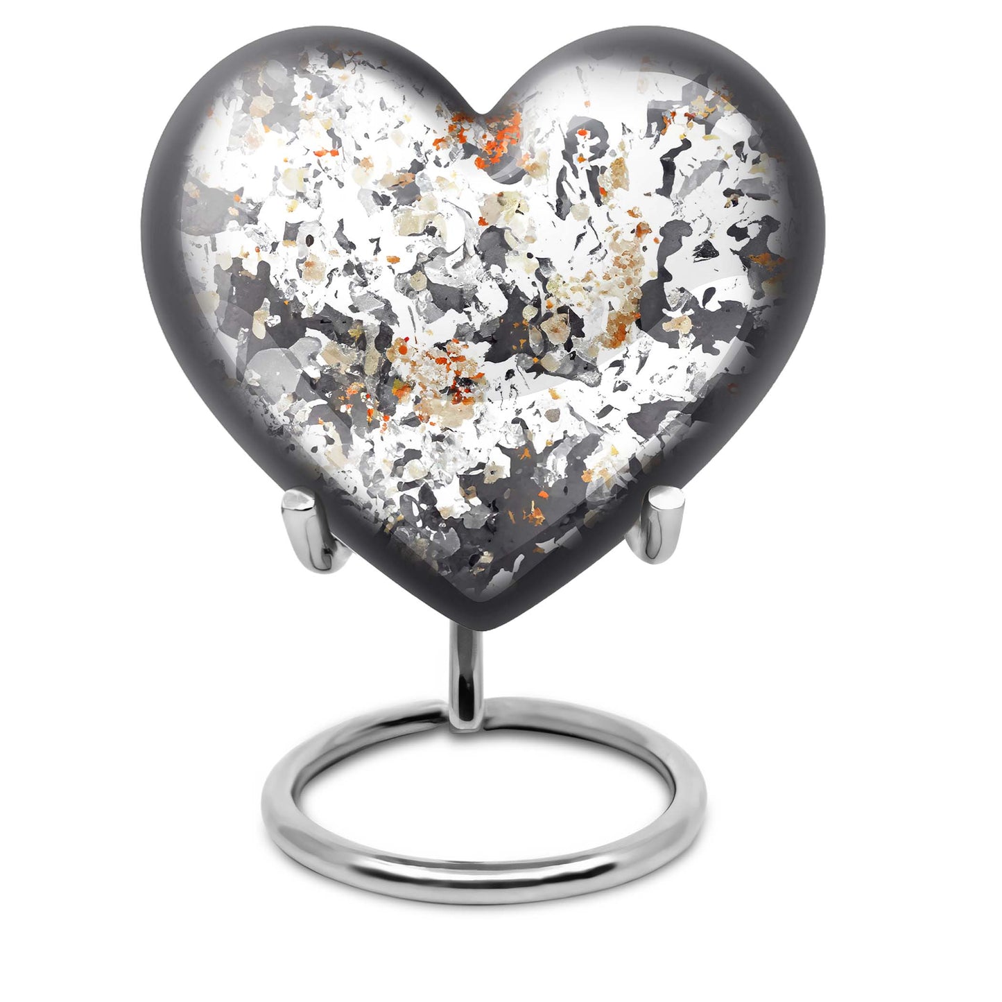 PAWS Large Heart cremation urn
