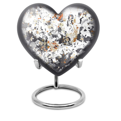 PAWS Large Heart cremation urn