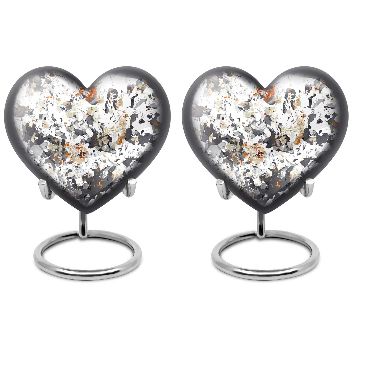 PAWS Large Heart cremation urn