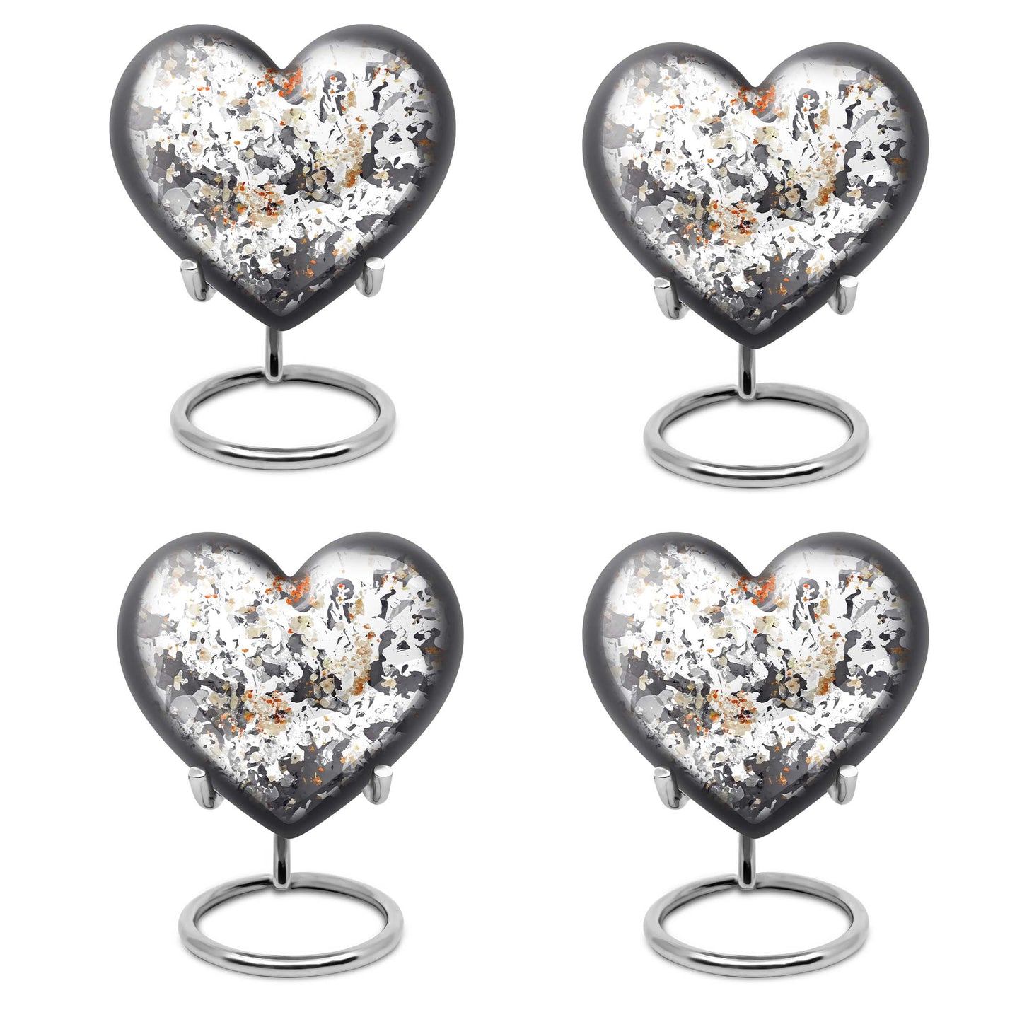 PAWS Large Heart cremation urn