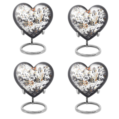 PAWS Large Heart cremation urn