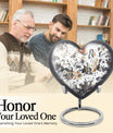 PAWS Large Heart cremation urn
